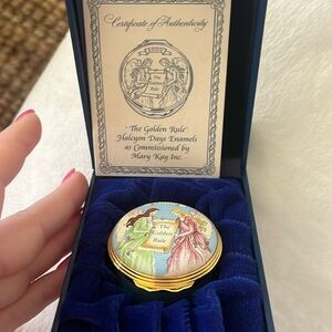 halcyon days enamels glass container